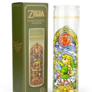 Legend of Zelda glass candle holder
